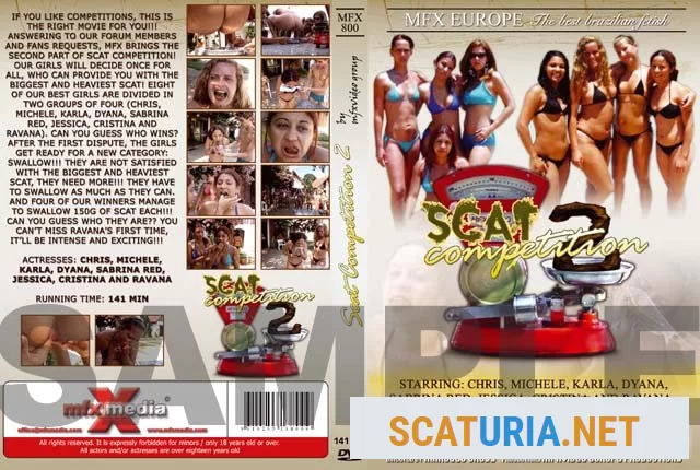 Chris, Michele Santos, Karla, Dyana, Sabrina Red, Jessica, Cristina, Ravana - [MFX-800] Scat Competition 2 (DVDRip / 987 MB)  2024