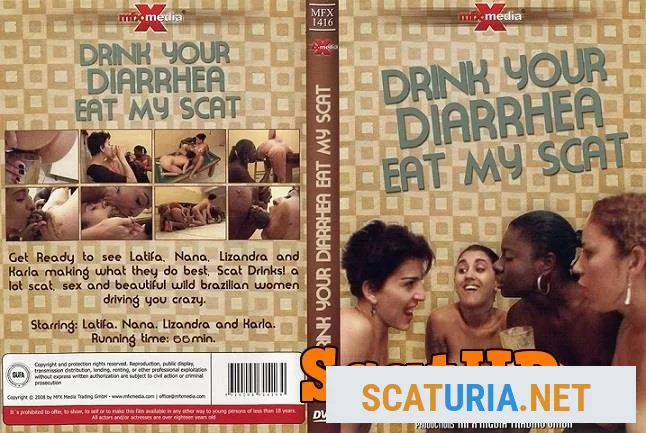 Latifa, Nana, Lizandra, Karla - Drink your Diarrhea, Eat my Scat (DVDRip / 411 MB)  2024