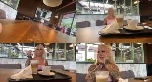 Devil Sophie - Heftig und versaut im Cafe gespritzt - Dreist vor der Poli (FullHD 1080p / 180.34 MB)  2025