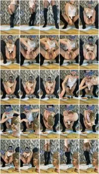 Plastic slave, boots, dirty ass to mouth toy, pussy (UltraHD 2K / 1.22 GB) - ScatUria