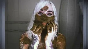 Mega Scat Eat Model Betty Eat Her XXL Shit (FullHD 1080p / Shit, Eat Shit)