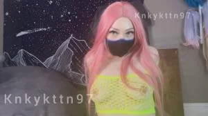 KnkyKttn97 - Glass Dildo Smearing (FullHD 1080p / Solo, Poop)