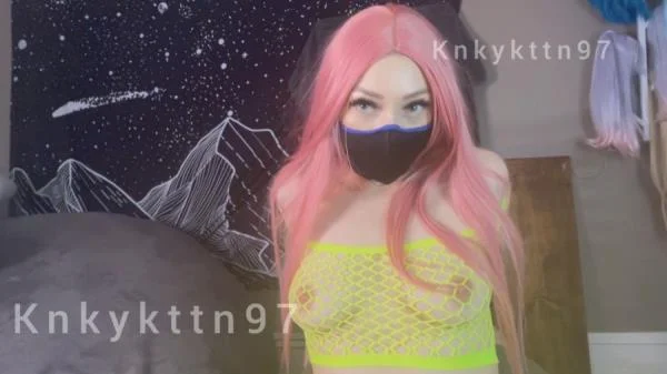 KnkyKttn97 - Glass Dildo Smearing (FullHD 1080p / Solo, Poop)