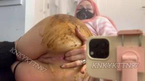 KnkyKttn97 - Fuck Machine Gaping (FullHD 1080p / Solo, Poop)