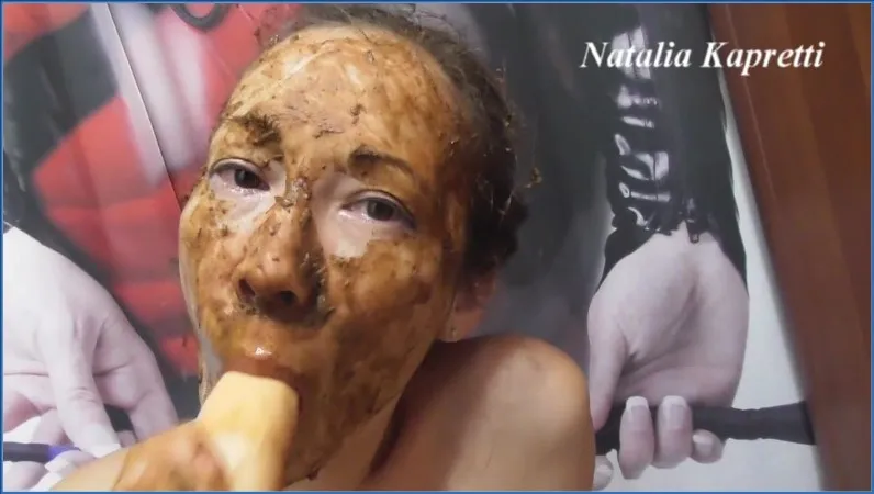 Shits In Panties, Eats Shit And Masturbates (Scat-Shop) - Natalia Kapretti - scat porn video at Scaturia.net