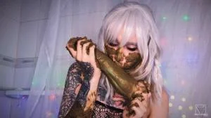 Mega Shit And Erotic Mastrubation By Scat Star (FullHD 1080p / Doldo, Dirty Anal)