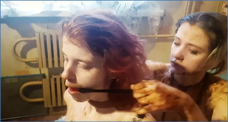 Jelena's Dominating Scat and Vomit Orgy - Peeing, Anal, Lesbian - scat porn video at Scaturia.net